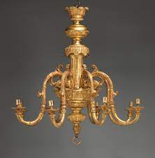 Brass Chandelier with Classic Design