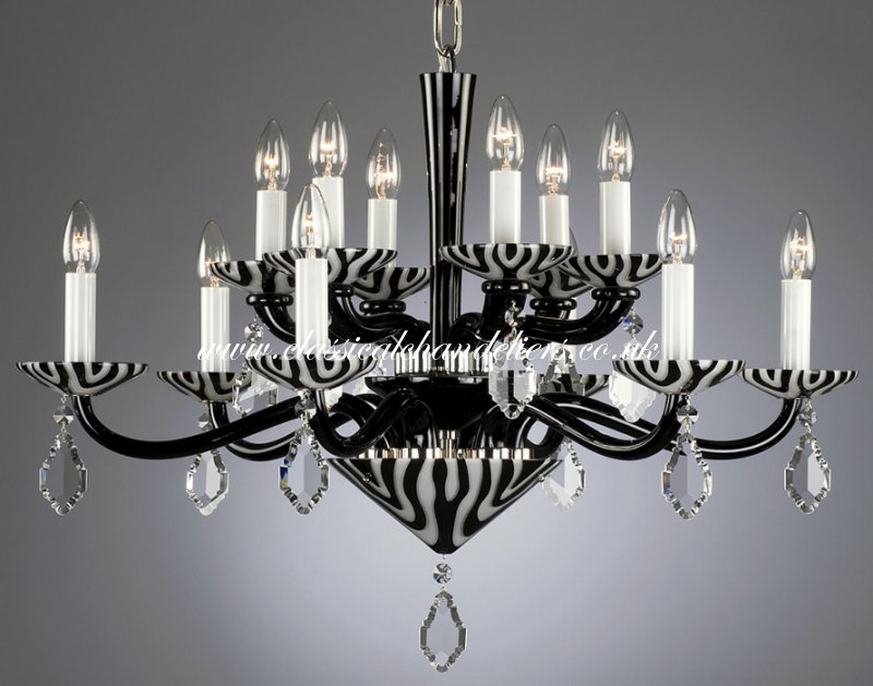 Black and White Chandelier AS 54298/00/012 - Click Image to Close